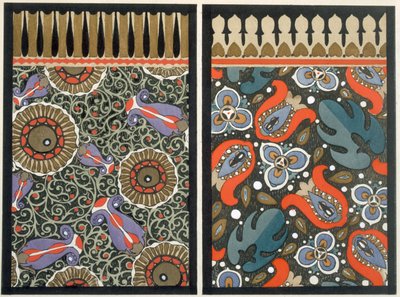 Wallpaper design, c.1908 by Dr. P. Siegal
